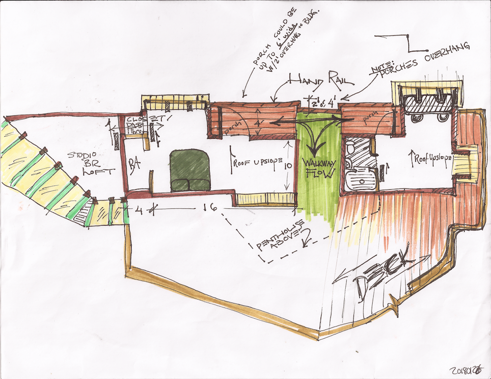 Unit 2 rooftop garden cottages (plan)